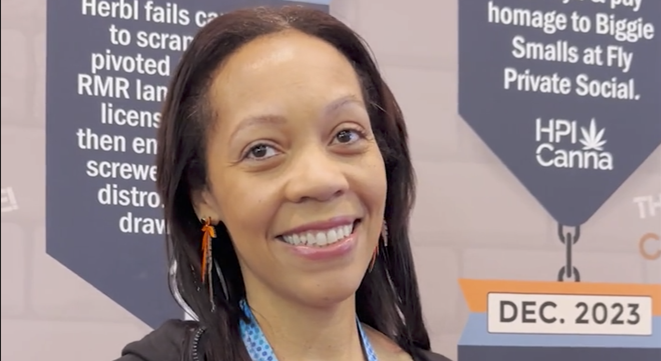 Loriel Alegrete co-founder of 40 Tons at MJBizCon